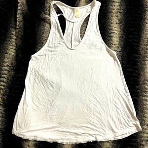 Free People We The Free XS White Amelia Strappy Front Knit Tank Top